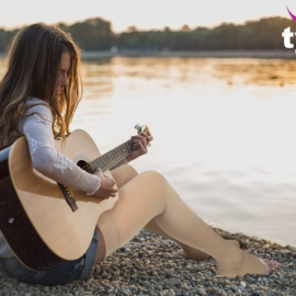 Tynor I-70 Medical Compression Stockings Thigh High Class 2Pair