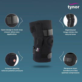 Tynor J-15 Knee Wrap Hinged (Neo)