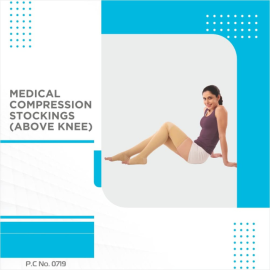 Vissco P.C.No. 0707 Medical Compression Stockings Above Knee
