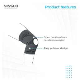 Vissco P.C.No. 0714 Knee Cap With Open Patella