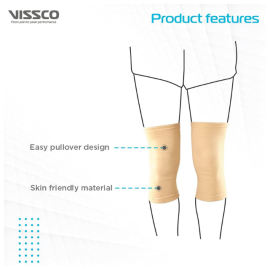 Vissco PC NO.0705 Stretchable Knee Cap for Pain Relief