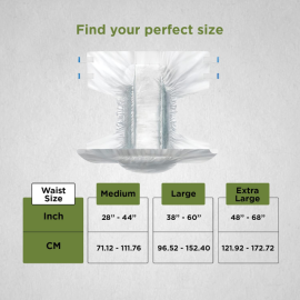 Friends Easy Adult Diapers Tape Style