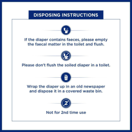 Friends Easy Adult Diapers Tape Style