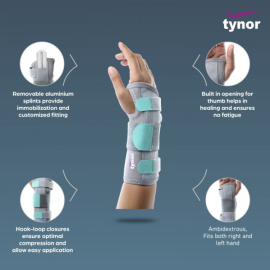 Tynor E-43 Wrist Splint Ambidextrous