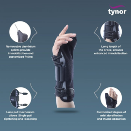 Tynor E-44 Wrist Splint with Thumb