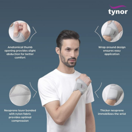 Tynor J-03 Wrist Brace with Thumb