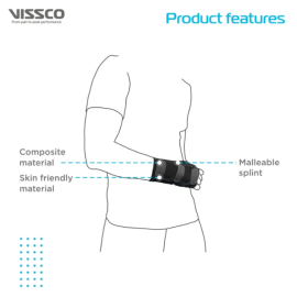 Vissco PC. No 0642 Elastic Wrist Splint- Universal
