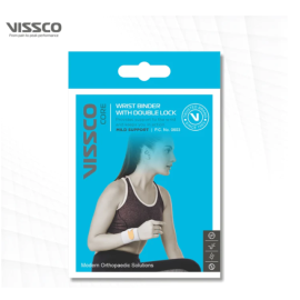 Vissco PC. No.0603 Wrist Support Binder With Double Lock