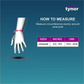 Tynor J-04 Wrist Wrap Neoprene