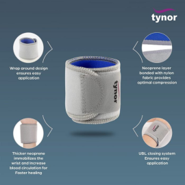 Tynor J-04 Wrist Wrap Neoprene