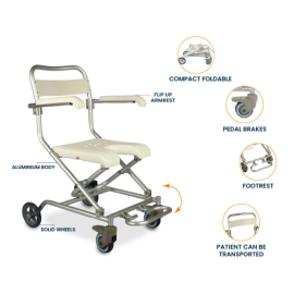 Arrex LA30 Bath Bench With Wheels