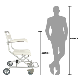 Arrex LA30 Bath Bench With Wheels