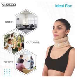 Vissco P.C.No. 0301A Cervical Collar with Chin Support