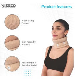 Vissco P.C.No. 0301A Cervical Collar with Chin Support