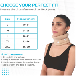 Vissco P.C.No. 0301A Cervical Collar with Chin Support