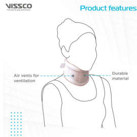 Vissco P.C.0309 New Firm Adjustable Cervical Collar