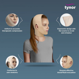 Tynor I-85 Compression Garment Face Open Hood