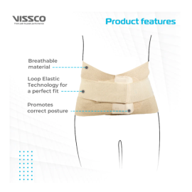 Vissco P.C.No. 0111 Sacra Lumbar Belt with 10"