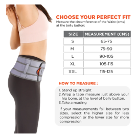 Vissco P.C.No. 1406 Neoprene Lumbar Belt with 6"