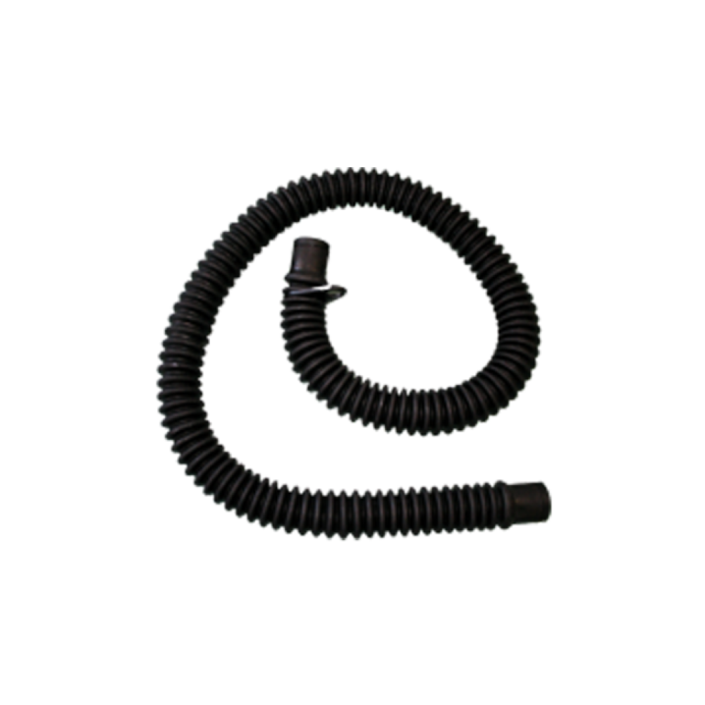 Airways Corrugated Breathing Black Rubber Tubes