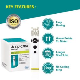 Accu-Check Instant Test Strips - Pack of 50 Strips