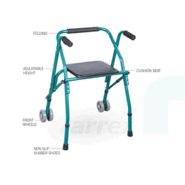 Arrex M10 Front Wheel Walker with Cushion Seat