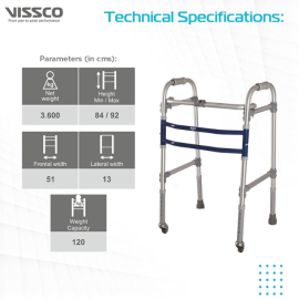 Vissco Dura Max Walker with Wheeler