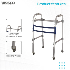 Vissco Dura Max Walker with Wheeler