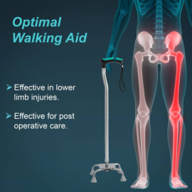 Tynor L-12 Quadripod Walking Stick