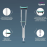 Tynor L-21 Auxiliary Crutch