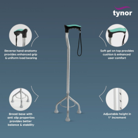 Tynor Tripod Walking Stick