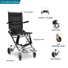 Arrex Airlift Compact Aluminum Wheelchair