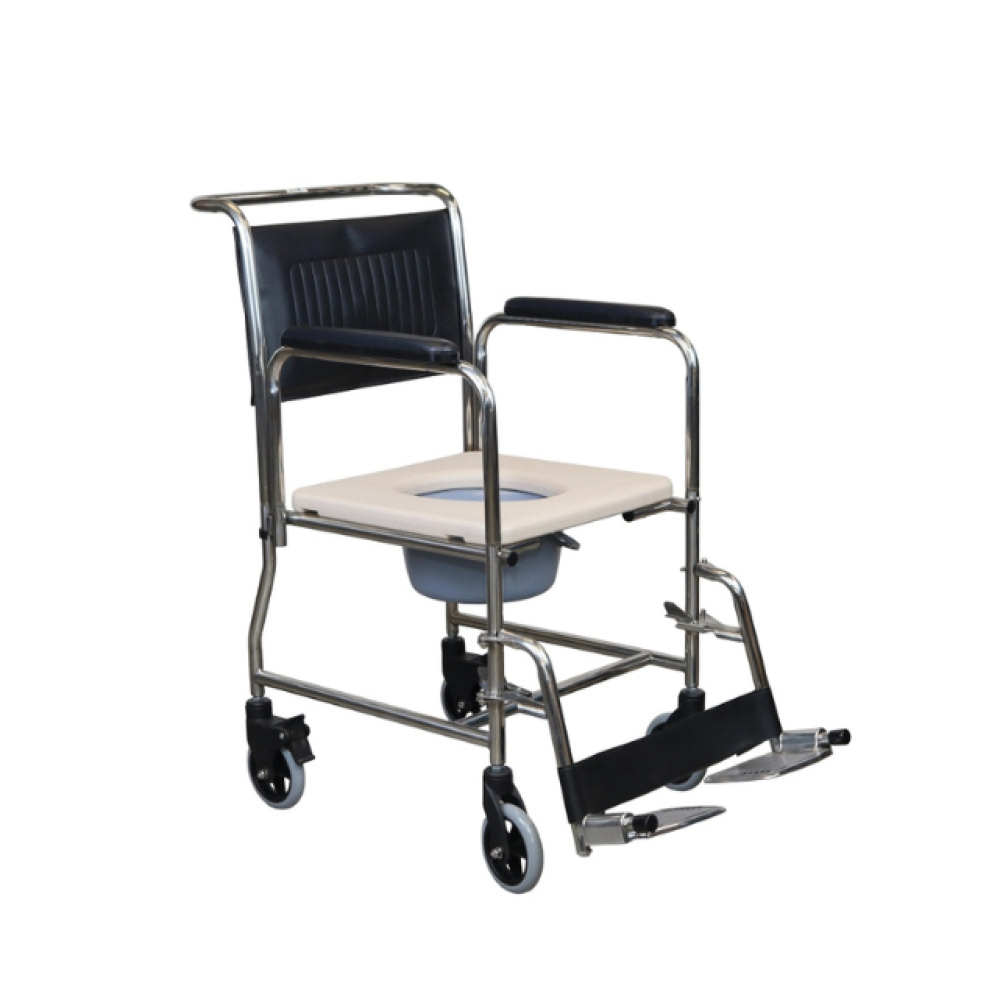 Arrex Edda-S Commode Wheelchair With Attached Pot