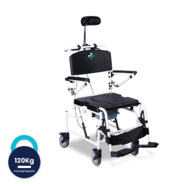 Arrex Effiel Commode Wheelchair With Attached Pot