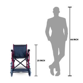 Arrex Perla Lift Premium Steel Wheelchair