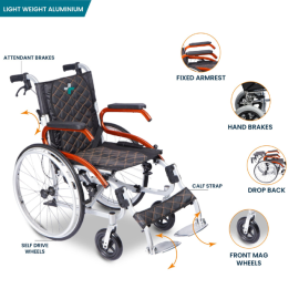 Arrex Daria Premium Aluminum Wheelchair