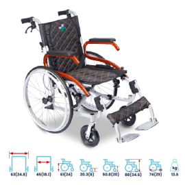 Arrex Daria Premium Aluminum Wheelchair