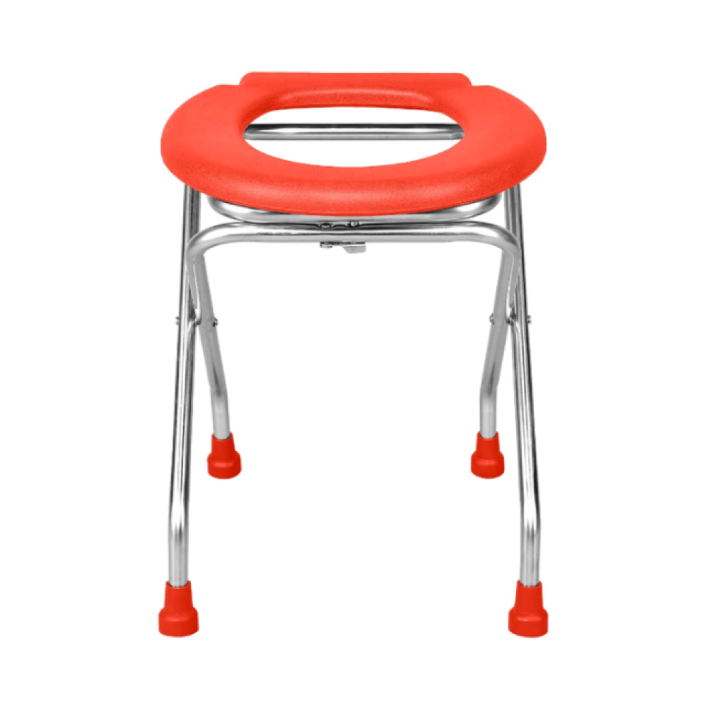 Easy Move Stainless Steel Round Commode Stool