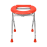 Easy Move Stainless Steel Round Commode Stool