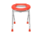 Easy Move Stainless Steel Round Commode Stool