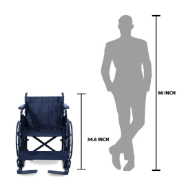 Arrex Beta Basic Steel Wheelchair