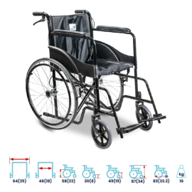 Arrex Boxer Basic Steel Wheelchair