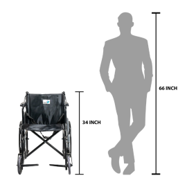 Arrex Boxer Basic Steel Wheelchair