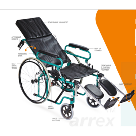 Arrex Doris Reclining Wheelchair