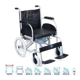 Arrex Morso One Commode Wheelchair