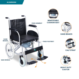Arrex Morso One Commode Wheelchair