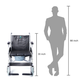Arrex Morso One Commode Wheelchair
