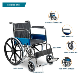 Arrex Tommy Basic Steel Wheelchair