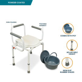 Arrex Vp10 Commode Chair With Pot