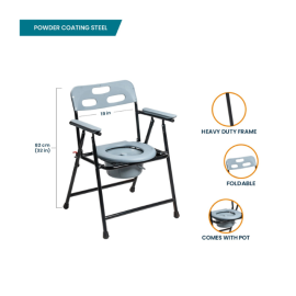 Arrex V30 Commode Chair With Pot